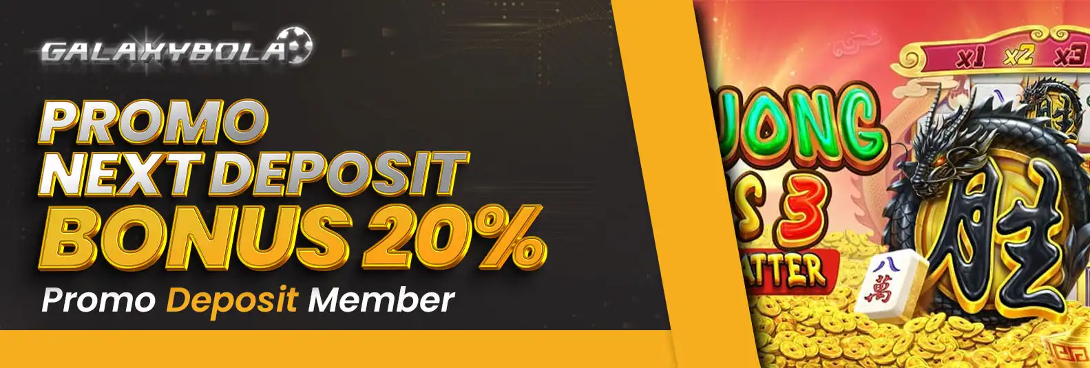 BONUS DEPOSIT 20% SLOT